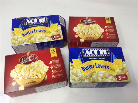 Lot Of Microwave Popcorn 4 X 3