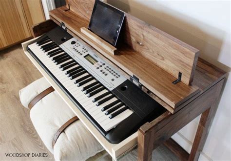 How To Build A Diy Keyboard Stand Or Flip Top Writing Desk Flip
