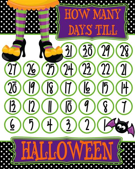 Printable Halloween Countdown Printable Word Searches