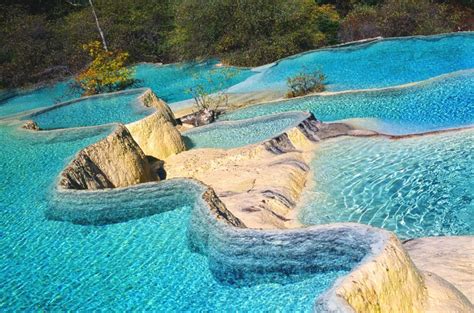 The Clearest Ponds And Pools Of Huanglong Valley In China