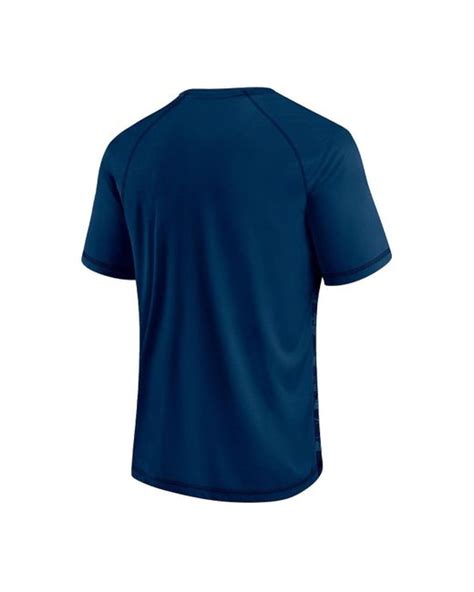 Fanatics Branded Navy Chicago Bears Hail Mary Raglan T Shirt In Blue For Men Lyst
