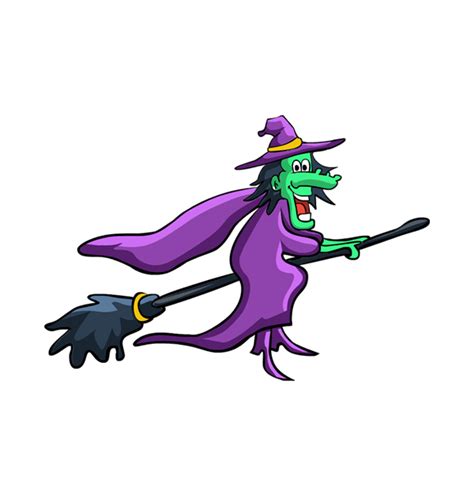 Picture Of Witch Flying Clipart Best