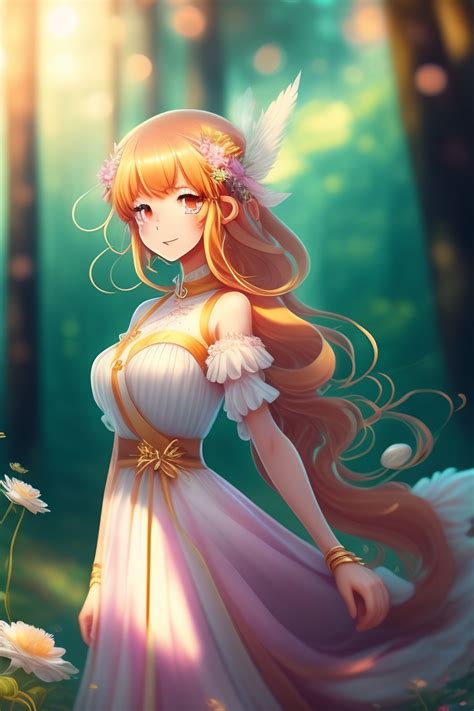 Lexica Anime Sun And Smooth Wind A Forest A Girl Looking Sun She