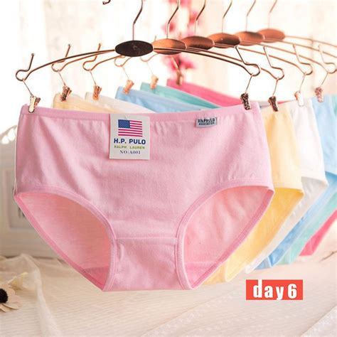 Ready Stock Cotton Korea Colorful Panties Underwear Best Selling
