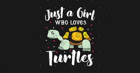 Just A Girl Who Loves Turtle Cute Just A Girl Who Loves Sticker Teepublic