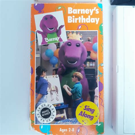 Vintage Barney Vhs Tape Lot Barneys Birthday Barney In Concert 125736