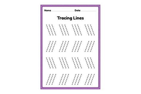 Slanting Line Worksheet For Preschool Graphic By Tuktuk Design