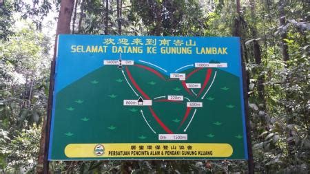 The summit is open enough for camping, however a water source may be unavailable. Gunung Lambak Recreational Park | Official Portal of ...