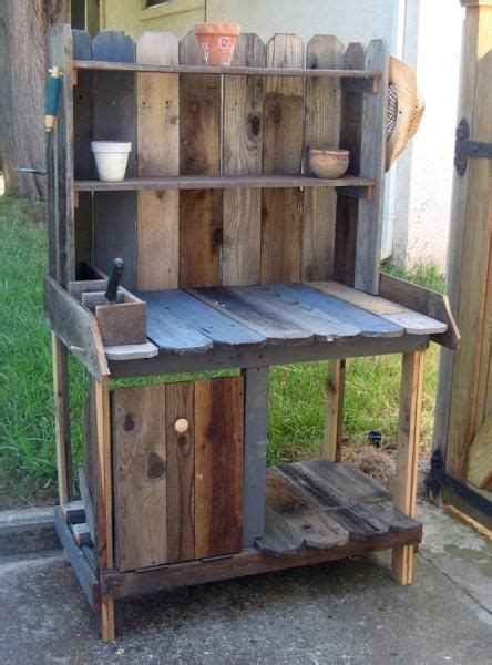 Featured Content On Myspace Rustic Potting Benches Potting Bench
