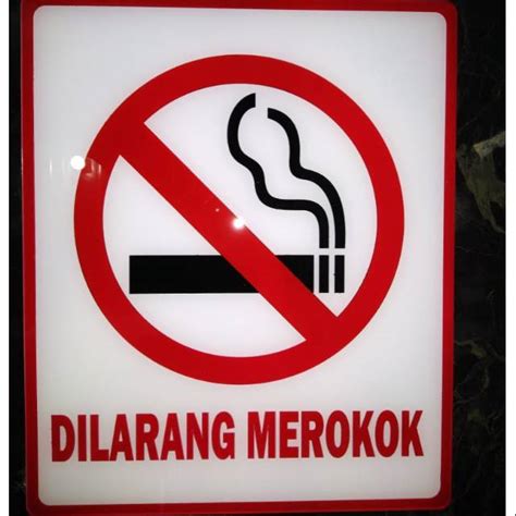 Jual Rambu Dilarang Merokok Shopee Indonesia