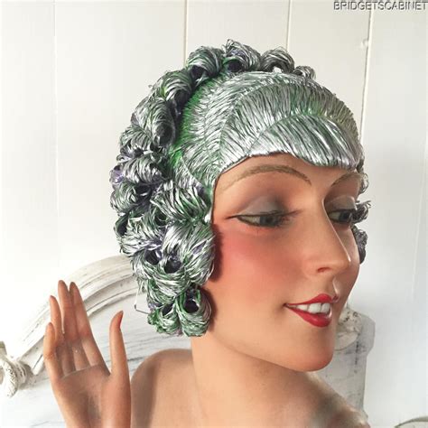 1920 Flapper Wig Bullion Cloche Mannequin Evening Wig Great Gatsby
