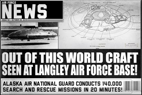 Declassified Document Shows Real Flying Saucer Air Force Article