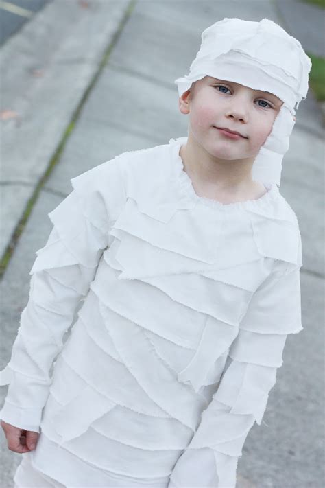 Diy Mummy Costume For Kids Sew Much Ado