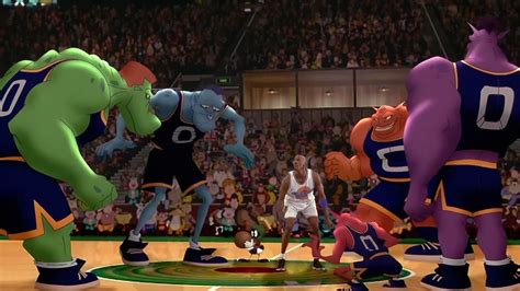 During The Basketball Scene In Space Jam 1996 Marvin The Martian Is