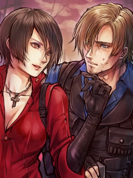 Leon Kennedy And Ada Wong Resident Evil 6 Artwork By Unknown Author