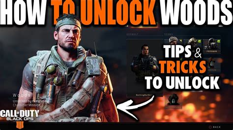 How To Unlock Woods In Black Ops 4 Blackout How To Unlock Characters