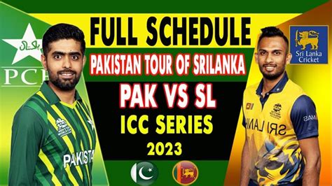 Pakistan Tour Of Sri Lanka 2023 Details Schedule Squads Pakistan Vs