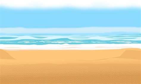 Background For Summer Beach And Vacation Vector Design Illustration