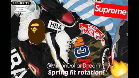 Weekly Spring Fit Rotation Bape Off White Supreme And More Youtube