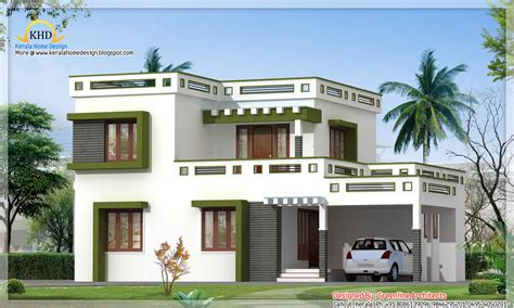 Modern Square House Design 1700 Sq Ft Kerala Home Design And Floor