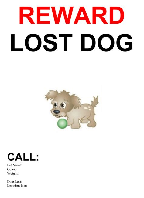 Create a free lost cat poster in an instant. 20+ Lost Cat / Dog Flyer & Poster Templates (for Microsoft ...
