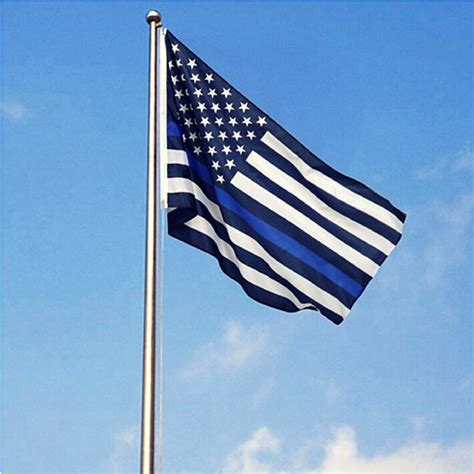 Thin Blue Line Usa Police Flags 3 Ft X 5 Ft Prw