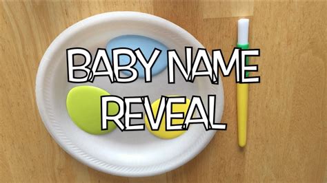Baby Name Reveal Youtube