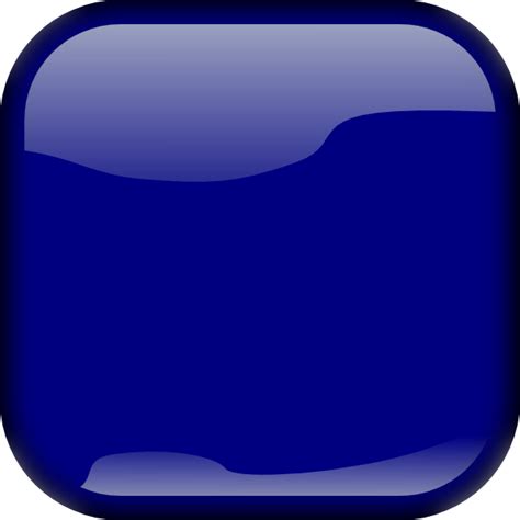 Blue Square Button Clip Art at Clker.com - vector clip art online png image