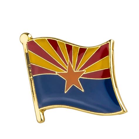 Arizona Flag Lapel Pin 34 X 58 Patchesohoul