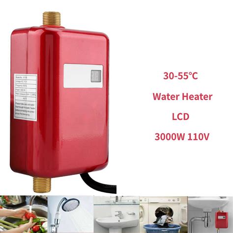 Tankless Water Heater 110v 3000w Mini Electric Tankless Instant Hot