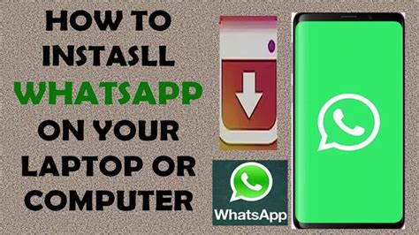 How To Install Whatsapp On Your Laptop Or Computer Youtube