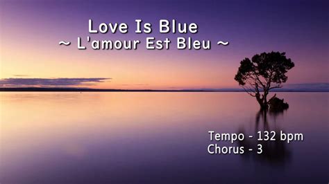 Love Is Blue ～ Lamour Est Bleu ～ C Instrument Youtube