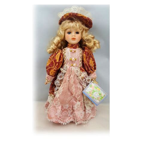 Cathay Collection Martha Collectible Porcelain Doll 12 Ph