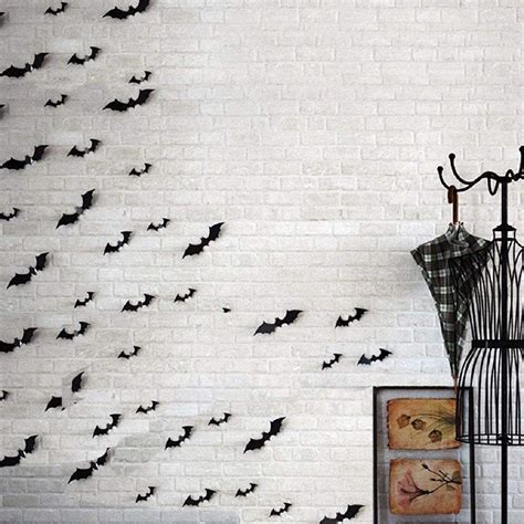 Diy Halloween Decorative Bats Wall Decal Home Decor Bat Wall Diy