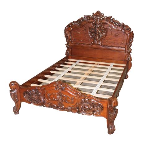 Rococo Antique French Bed