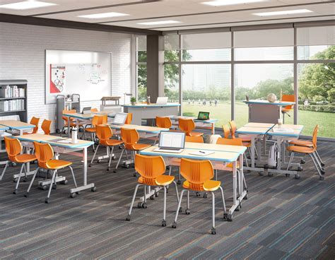 Hey Rectangle Shaped Desks Can Still Be Cool Too This Learning Environment Features Smith
