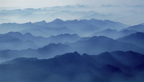 Misty Mountains Somewhere Near Vancouver Oc 4912x2802