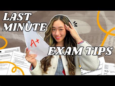 Last Minute Exam Tips To Save Your G English Esl Video Lessons
