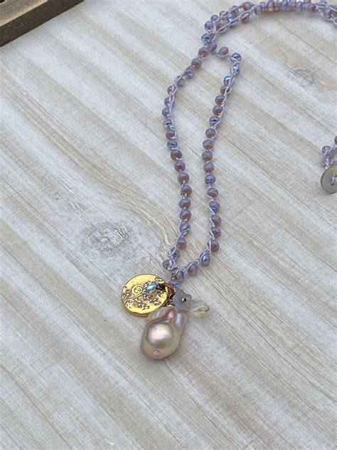 Baroque Pearl Pendant Necklace Pearl Pendant Pearl Pendant Necklace
