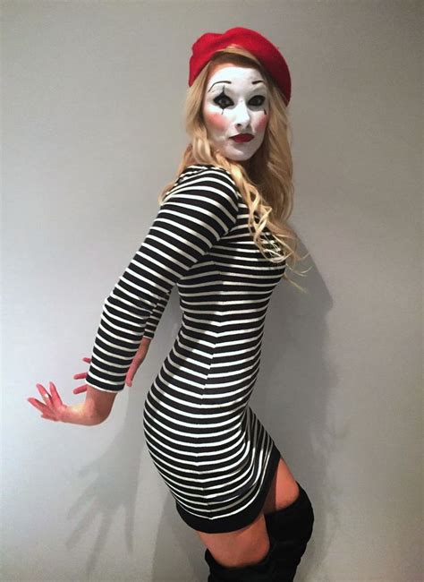 a co est 1984 girl mime halloween costume mime halloween costume circus costume halloween