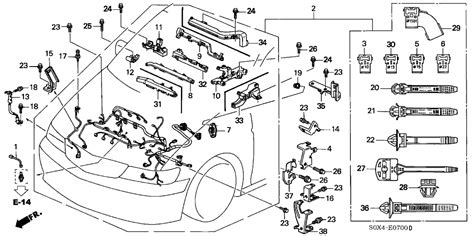 2002 Honda Odyssey Engine Parts Diagram