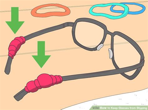 3 ways to keep glasses from slipping wikihow