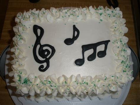 Have Your Cake And Eat It Too Birthday Cake With Music Notes