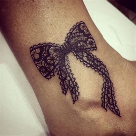 Lace Bow Tattoo Designs