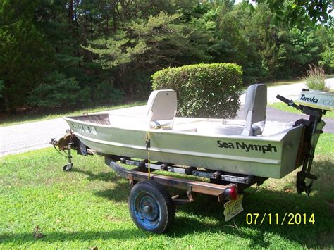 Flat Bottom Aluminum Boat Motor And Trailer New Jersey