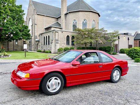 Beautiful 1990 Ford Thunderbird Super Coupe Supercharged 21k Miles No