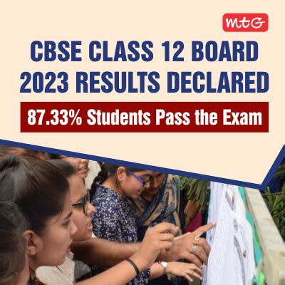 CBSE Class 12 Board 2023 Results Declared Check Pass Percentage