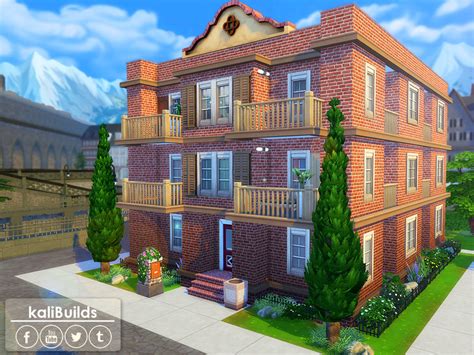 The Sims Resource Small Apartment Building