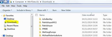 Downloads Folder Windows 7 Microsoft Community