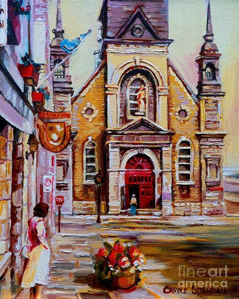 Church Paintings Old Montreal Sailors Chapel Rue St Paul Eglise